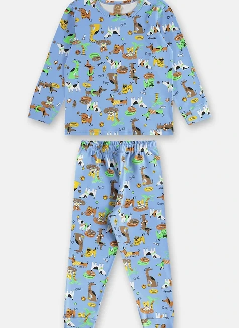 PIJAMA BLUSA E CALÇA EM SUEDINE UP BABY
