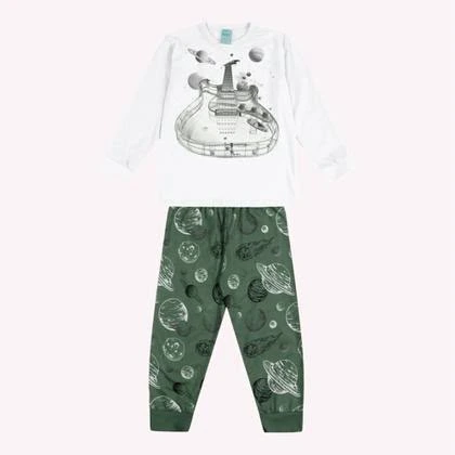 PIJAMA MASCULINO BRANCO KYLY