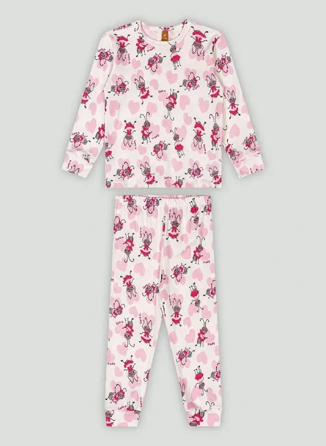 PIJAMA BLUSA E CALÇA EM SUEDINE UP BABY