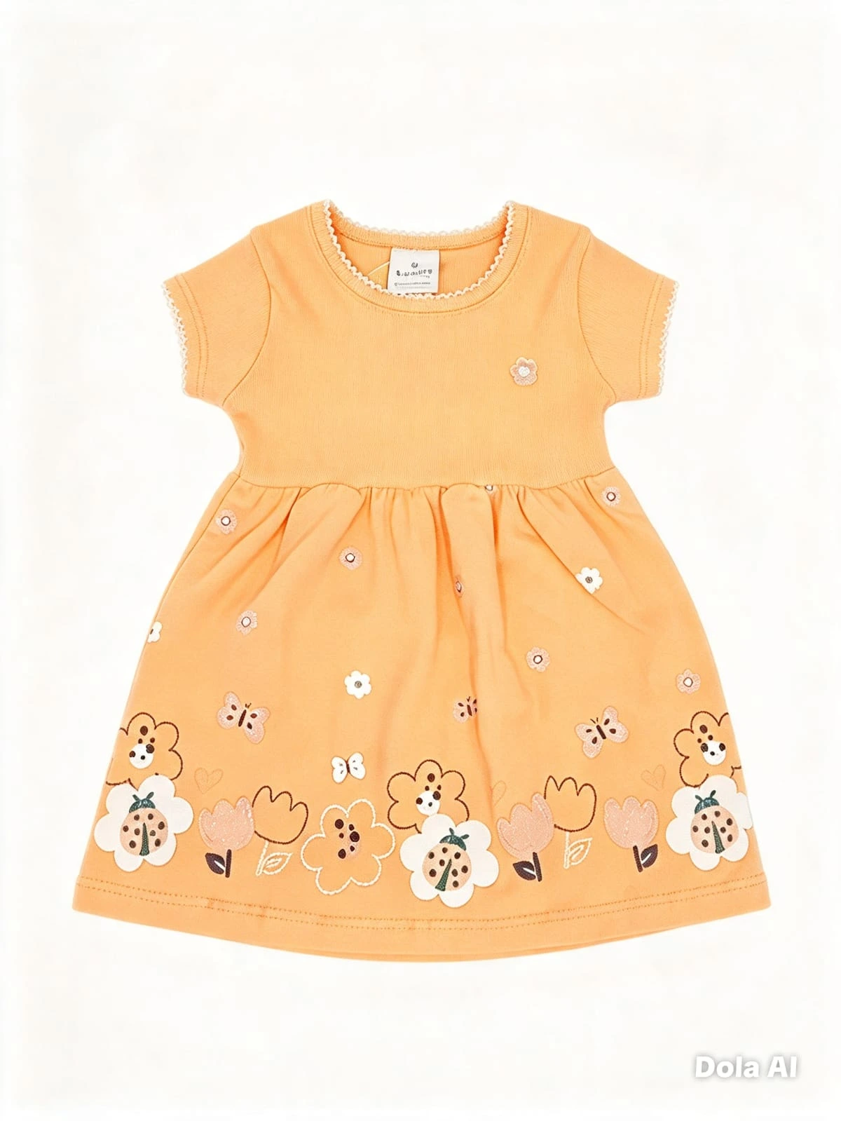 VESTIDO RIBANA CANELADA E MEIA
