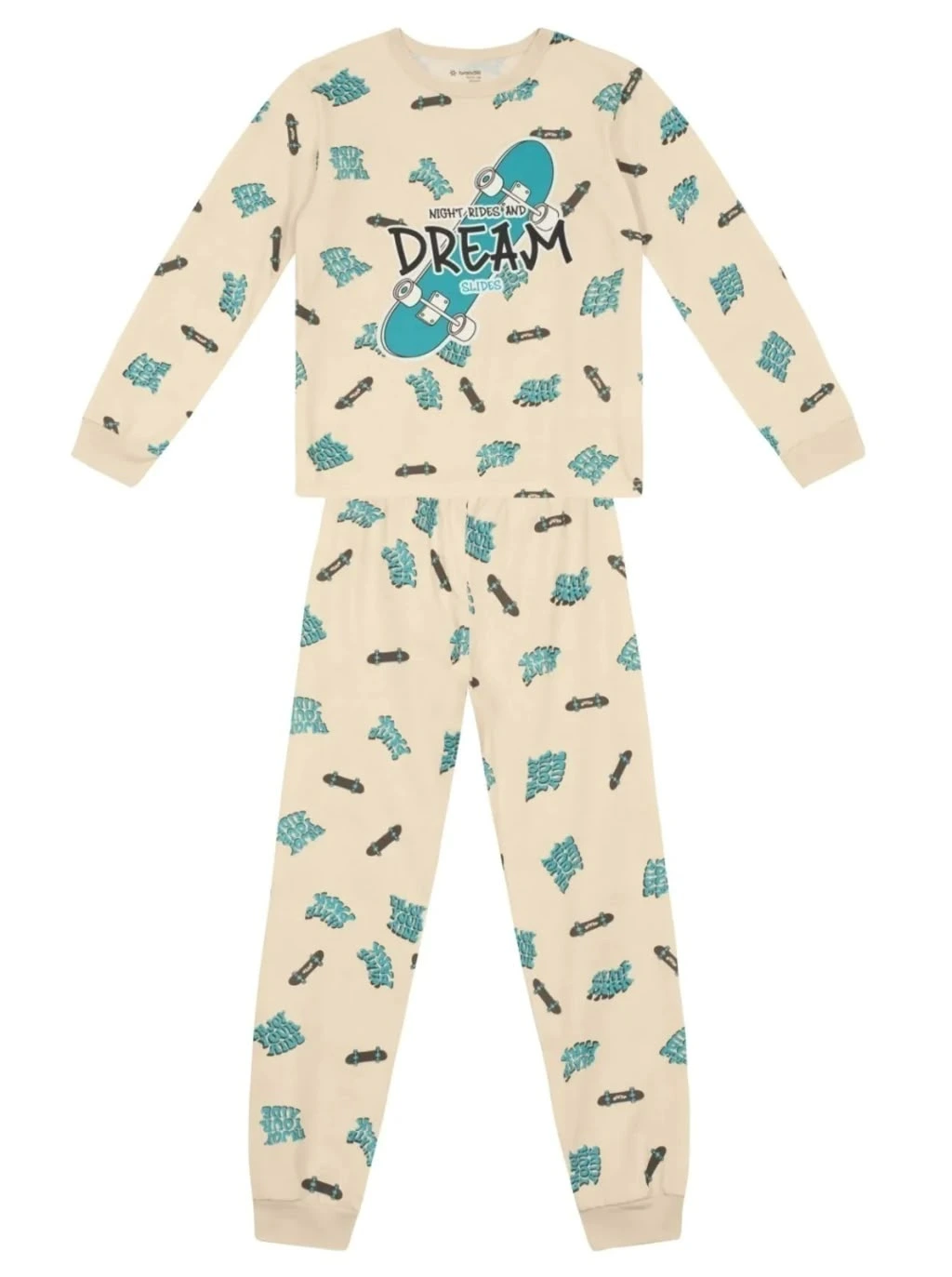 PIJAMA CAMISETA E CALÇA MEIA MALHA BRANDILI