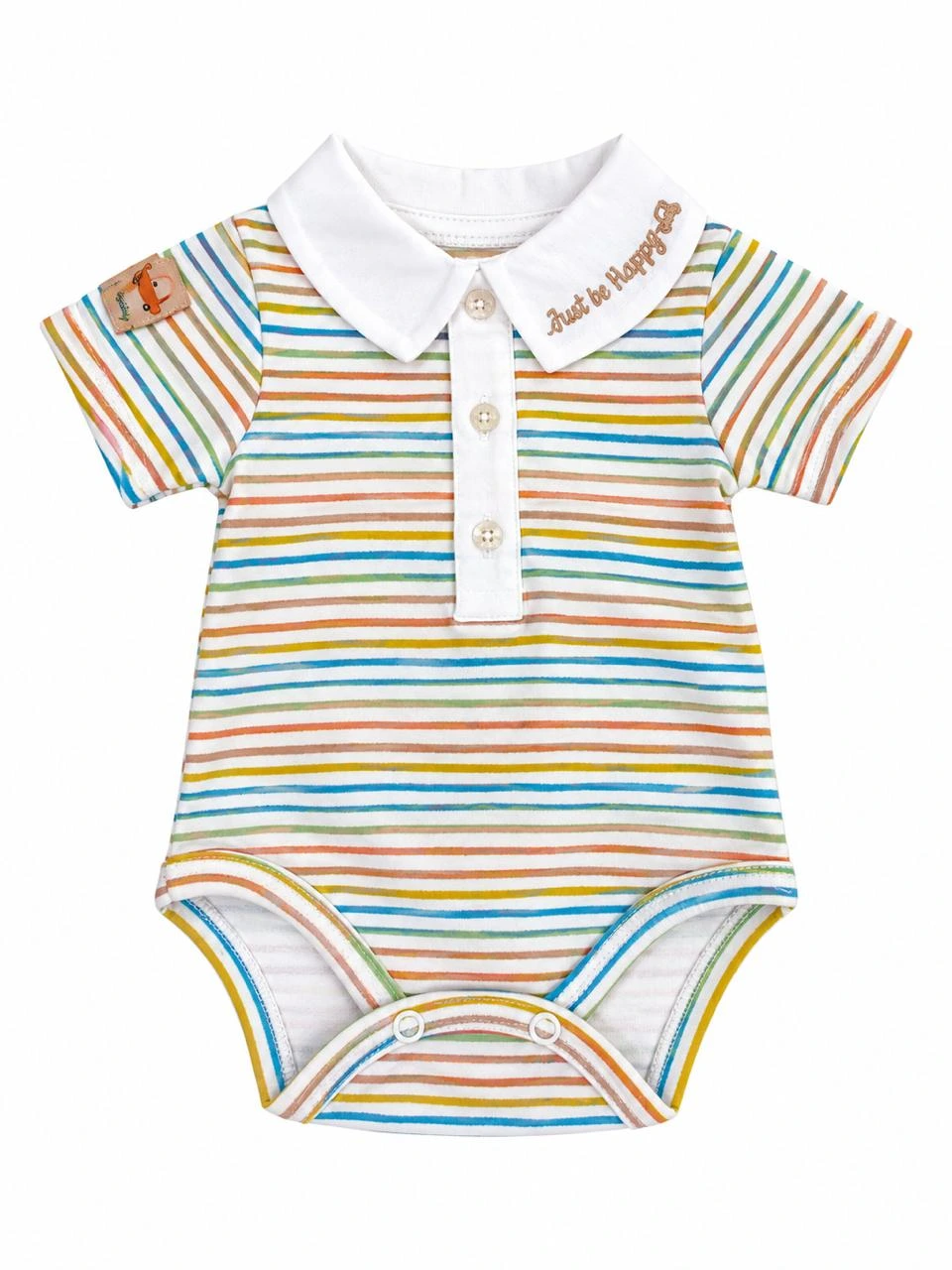 BODY MANGA CURTA EM SUEDINE UP BABY