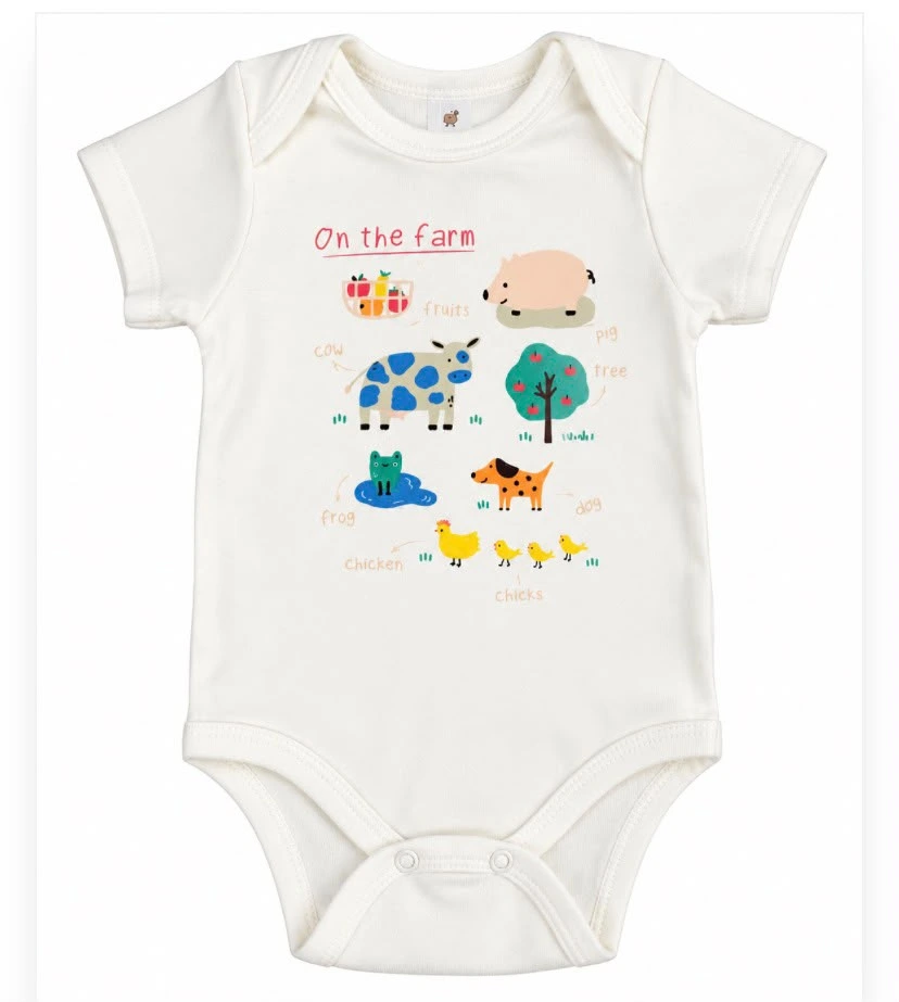 BODY MANGA CURTA EM SUEDINE UP BABY