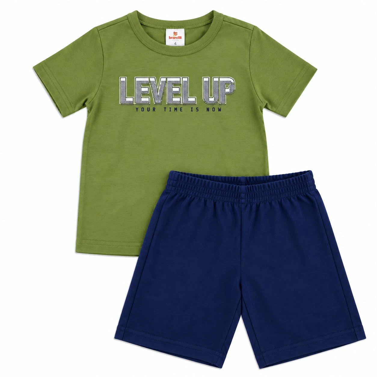 CONJUNTO MEIA MALHA BRANDILI