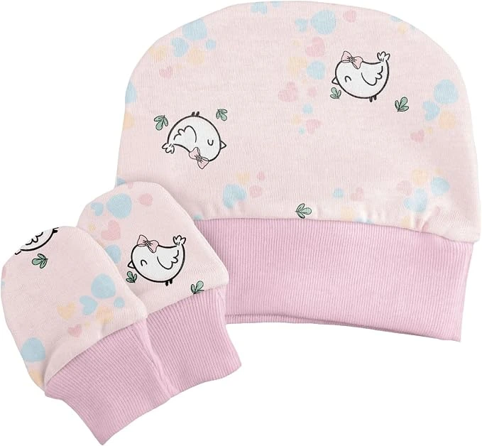 KIT TOUCA E LUVAS BABY JOY WEAR