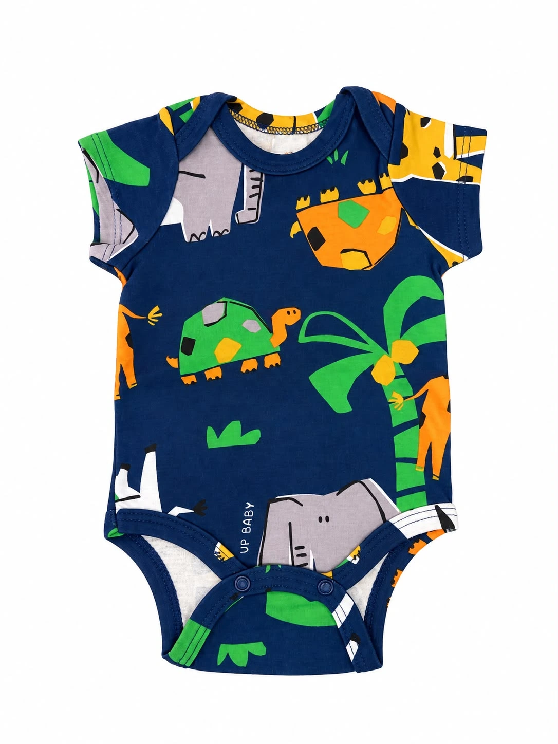 BODY MANGA CURTA EM SUEDINE UP BABY