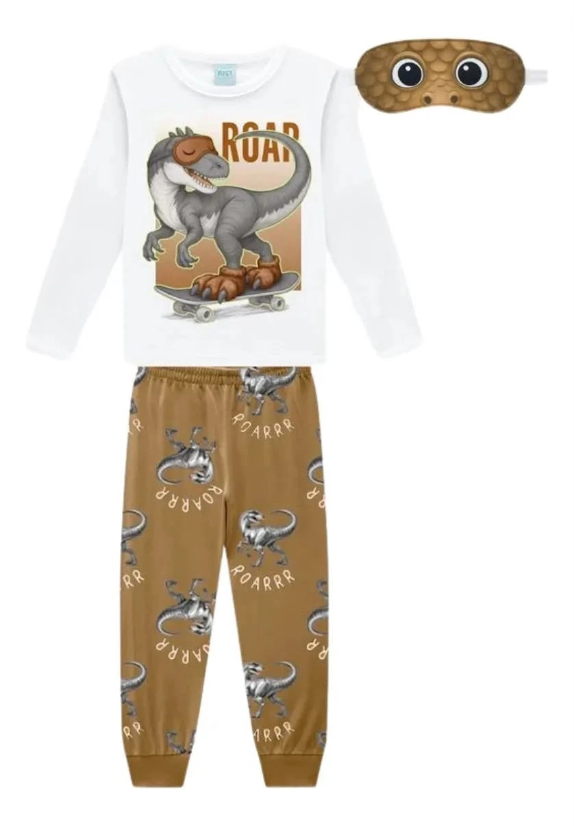 PIJAMA BLUSA E CALÇA MEIA MALHA KYLY