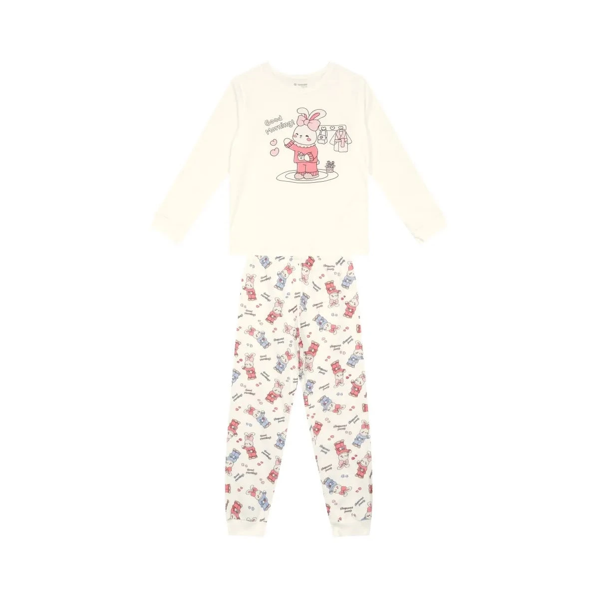 PIJAMA BLUSA E CALÇA MEIA MALHA BRANDILI