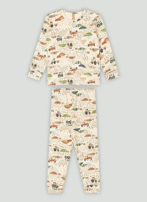 PIJAMA BLUSA E CALÇA EM SUEDINE UP BABY